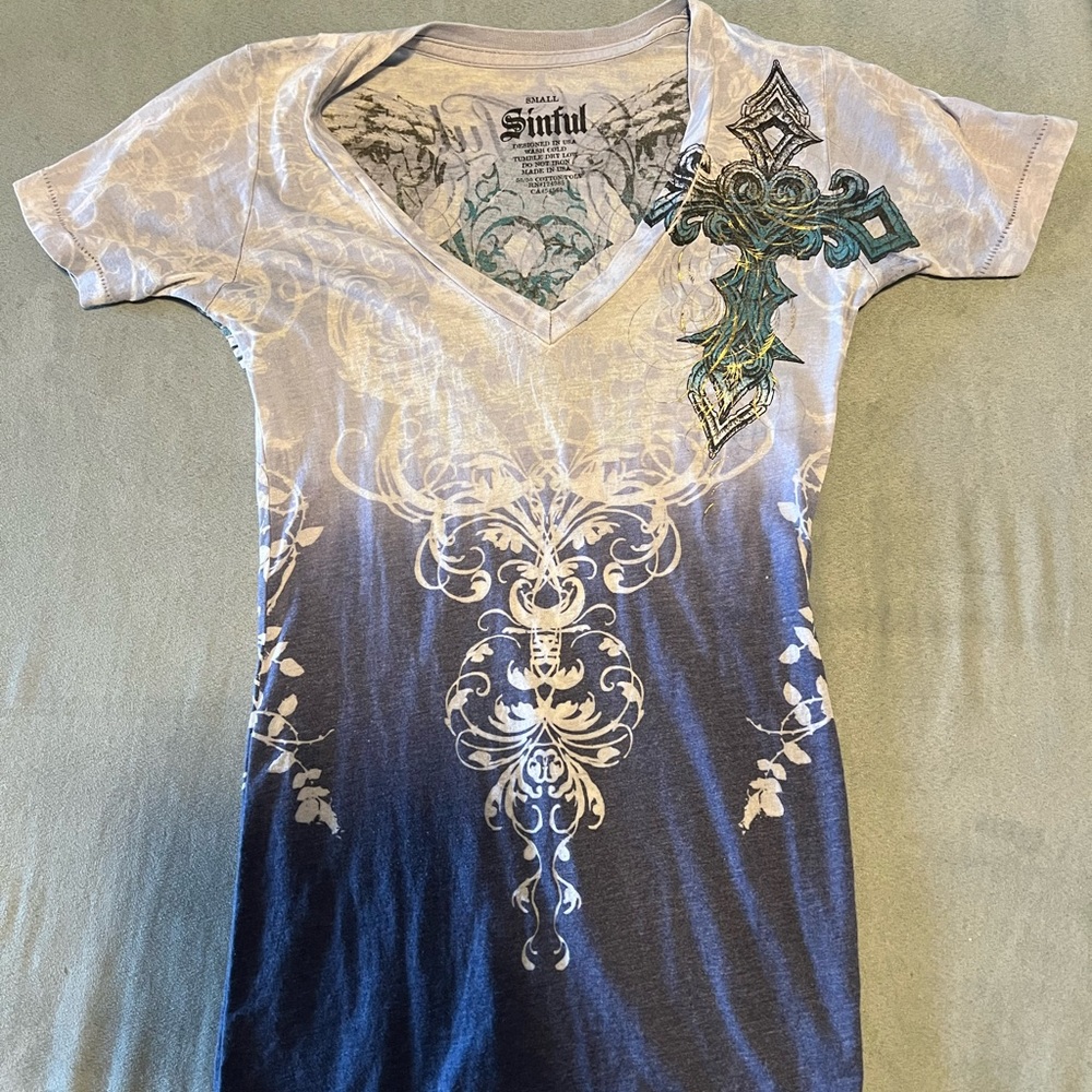 Awesome Sinful short sleeve shirt